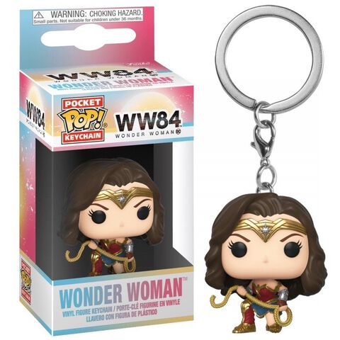 Porte-cles Funko Pop! - Wonder Woman 1984 - Wonder Woman Accroupie
